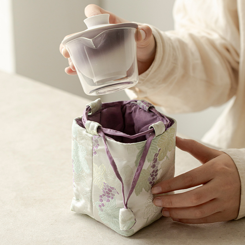 Ceramic Travel Tea Set, One Po - Korean Tea Set ulasan dan harga